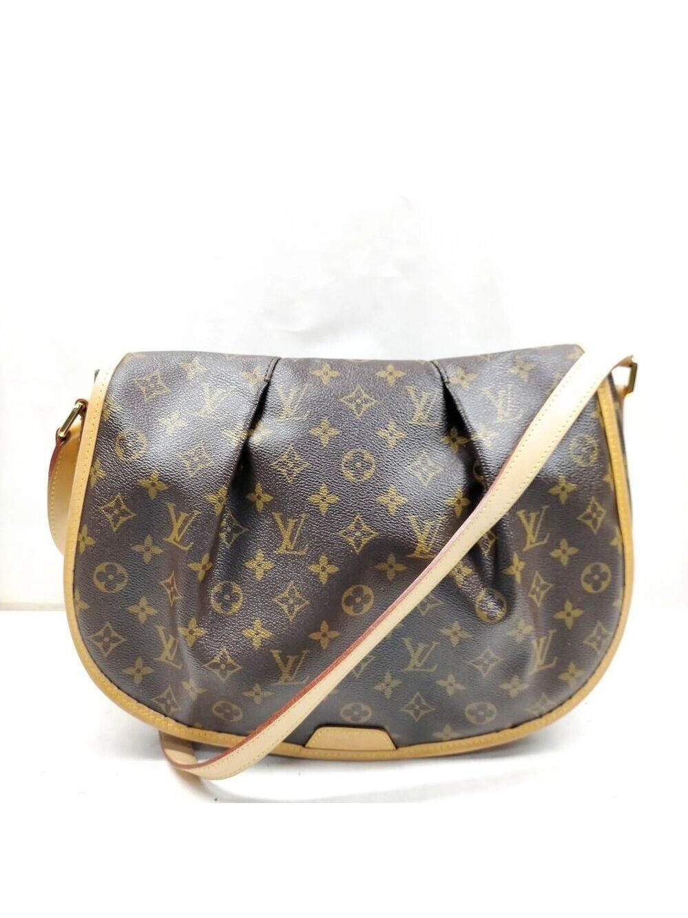 Louis Vuitton LV Shoulder Bag Montsouris MM Brown Monogram 1277-042925